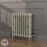 CI-RK660-GRY-FB-LS04 - Rook Grey 2 Column Victorian Cast Iron Radiator H660mm x W586mm CI-RK660-GRY-FB-LS04 - Rook Grey 2 Column Victorian Cast Iron Radiator H660mm x W586mm